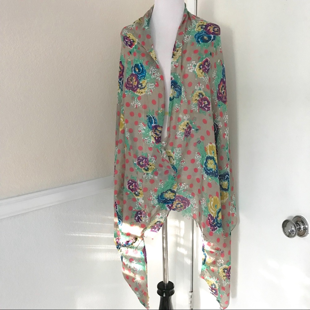 PacSun Women’s Floral Scarf - Picture 3 of 6